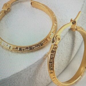 Gold Hoop Earrings